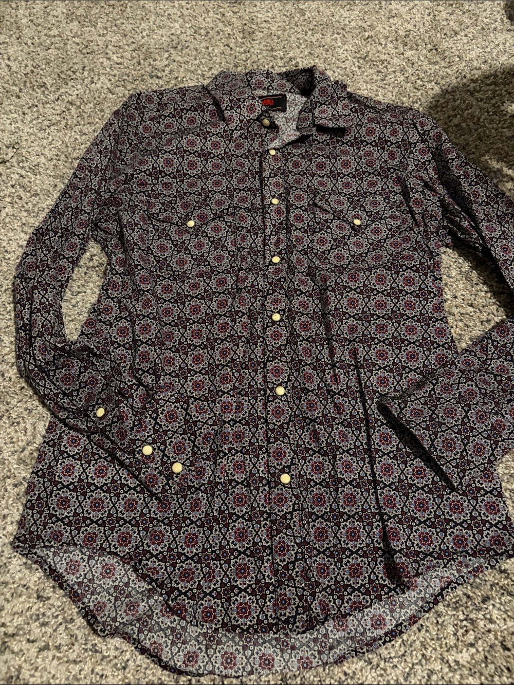 Men's Rock n Roll long sleeve button up